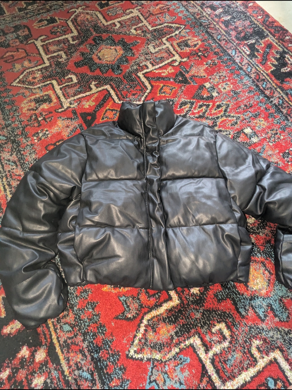 Zara Black Puffer Jacket